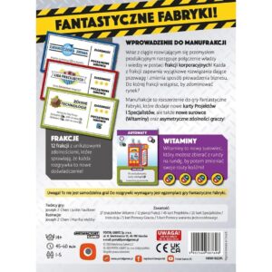 Fantastyczne Fabryki: Manufrakcje