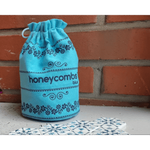 Honeycombs Blue - plastry miodu