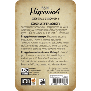 Pax Hispanica Zestaw Promo 1 - Konkwistadorzy