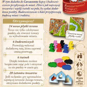 Carcassonne: 2. Kupcy i budowniczowie (trzecia edycja)