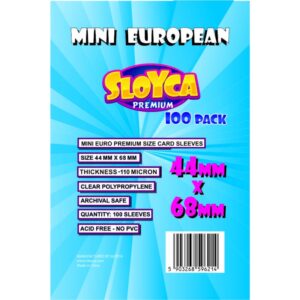 Koszulki Mini European Premium 44x68mm (100szt) SLOYCA