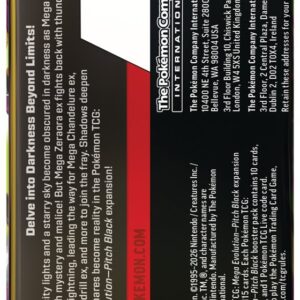 Pokémon TCG: Mega Evolution - Pitch Black - Booster Display (opakowanie lekko uszkodzone)
