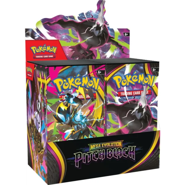 Pokémon TCG: Mega Evolution - Pitch Black - Booster Display (opakowanie lekko uszkodzone)
