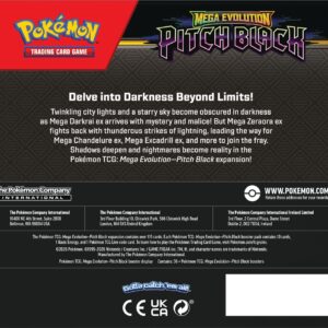 Pokémon TCG: Mega Evolution - Pitch Black - Booster Display (opakowanie lekko uszkodzone)