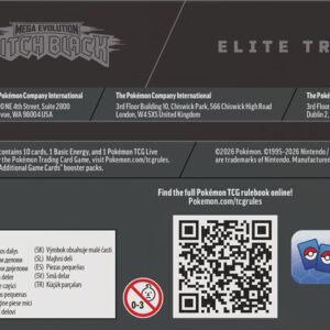 Pokémon TCG: Mega Evolution - Pitch Black - Elite Trainer Box