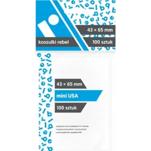 Koszulki na karty Rebel (43×65 mm) „Mini USA", 100 sztuk