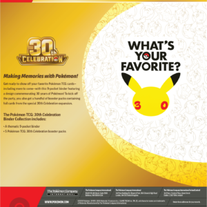 Pokémon TCG: 30th Celebration - Binder Collection
