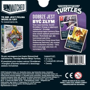 Unmatched Adventures: Teenage Mutant Ninja Turtles - Shredder and Krang (edycja polska)